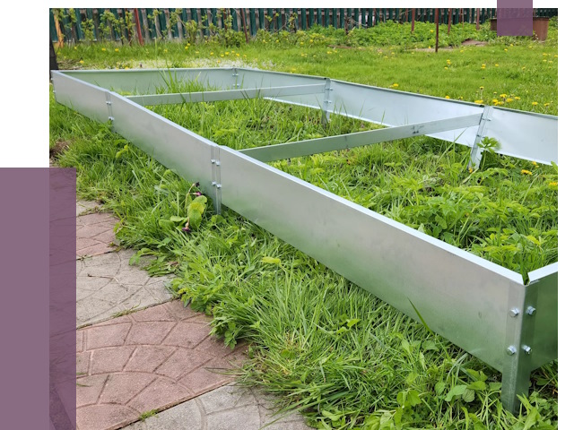 Металлические бордюры для грядок в Кирове-Чепецке от 1903 руб. 