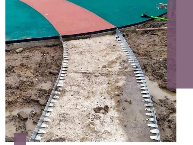 Металлические бордюры для дорожек в Кирове-Чепецке — монтаж и изготовление