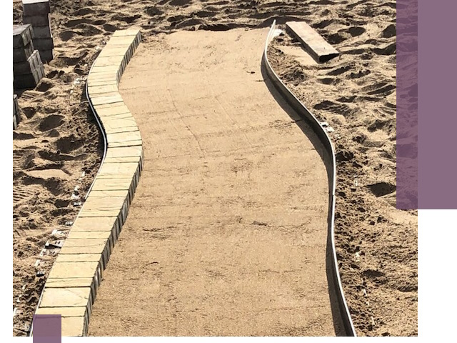 Металлические бордюры для тротуаров в Кирове-Чепецке — прочные и долговечные